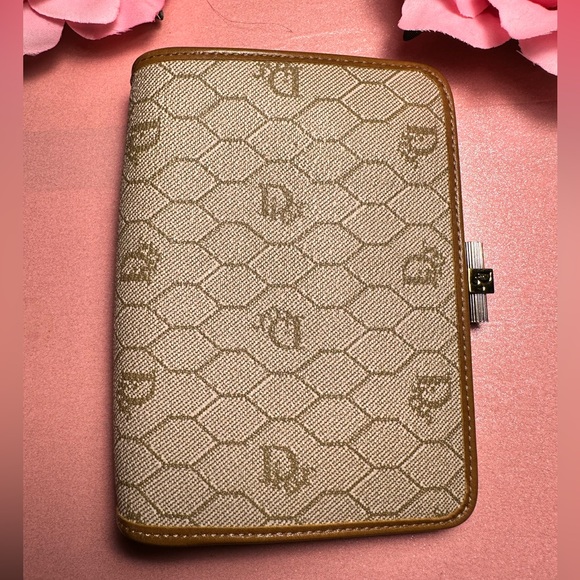DIOR - Christian Dior Vintage Clutch/Purse Brown/Beige/Cream - Picture 8 of 9